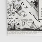 1932 Night-Club Map of Harlem, NY Centerfold from Manhattan Weekly by Elmer Simms Campbell Poster Gallery Image 3