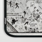 1932 Night-Club Map of Harlem, NY Centerfold from Manhattan Weekly by Elmer Simms Campbell Laptop Sleeve Gallery Image 3