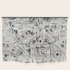 1932 Night-Club Map of Harlem, NY Centerfold from Manhattan Weekly by Elmer Simms Campbell Wall Hanging Gallery Image 1