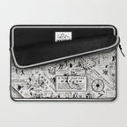 1932 Night-Club Map of Harlem, NY Centerfold from Manhattan Weekly by Elmer Simms Campbell Laptop Sleeve Gallery Image 2