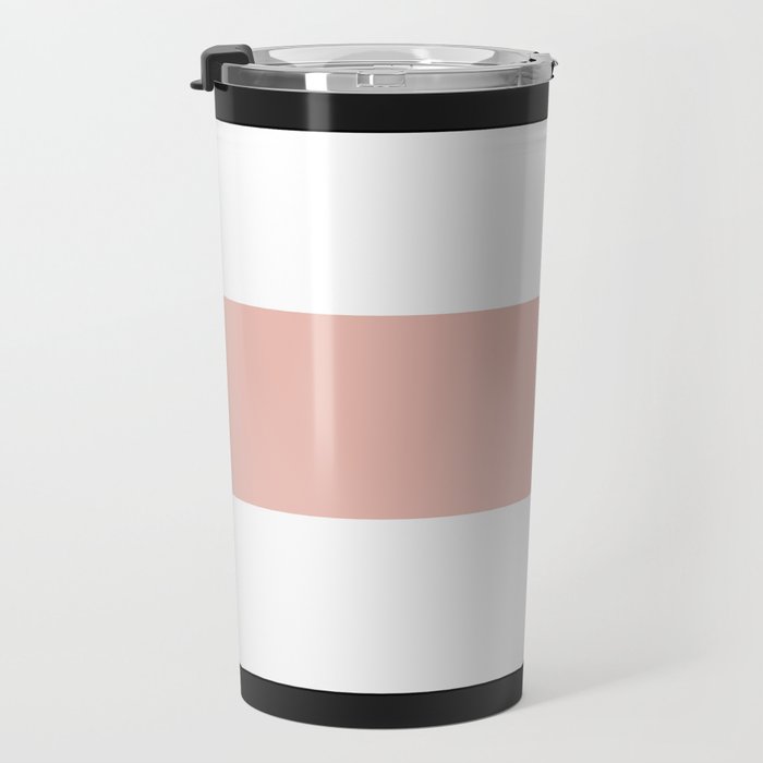 Accent (Black & Pink) Travel Mug Gallery Image 3