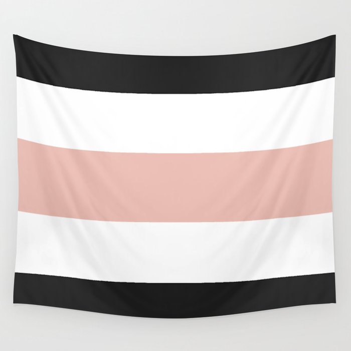Accent (Black & Pink) Wall Tapestry Gallery Image 4