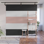 Accent (Black & Pink) Wall Mural Gallery Image 1