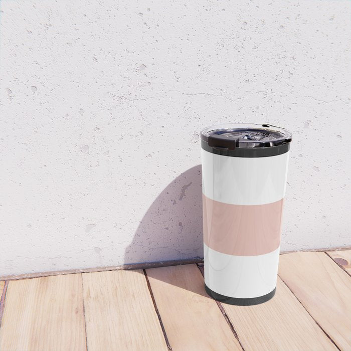 Accent (Black & Pink) Travel Mug Gallery Image 4