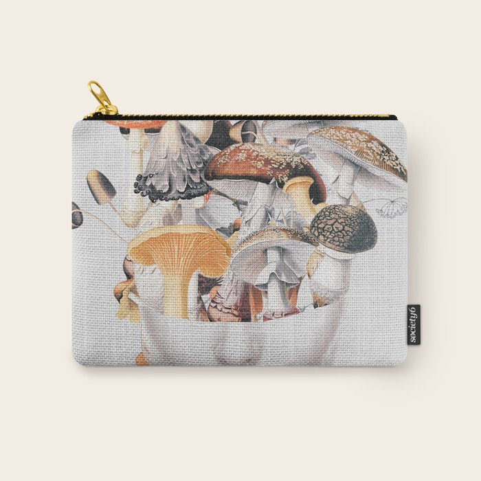Mushroom Lady 3 Carry All Pouch Gallery Image 1