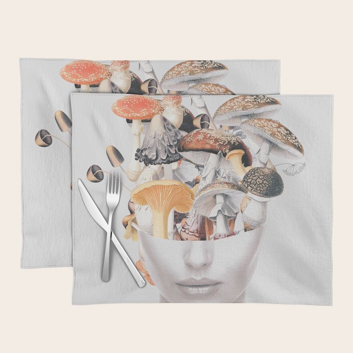 Mushroom Lady 3 Placemat Gallery Image 1
