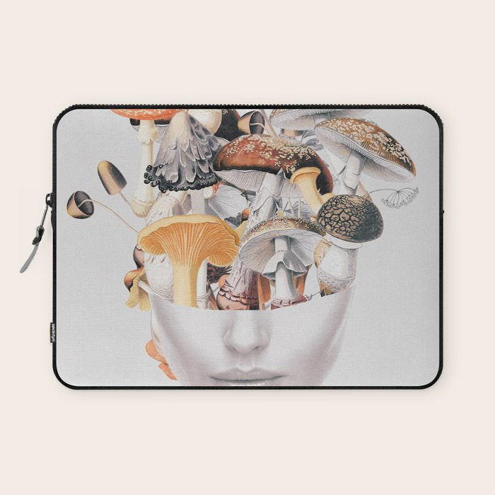 Mushroom Lady 3 Laptop Sleeve Gallery Image 1
