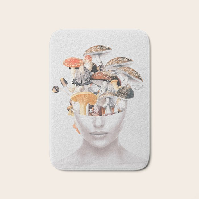 Mushroom Lady 3 Bath Mat Gallery Image 1