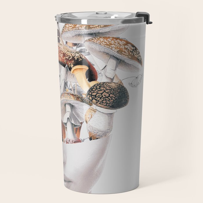 Mushroom Lady 3 Travel Mug Gallery Image 2