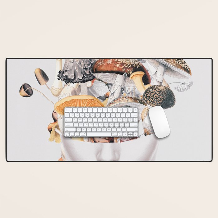 Mushroom Lady 3 Desk Mat Gallery Image 1