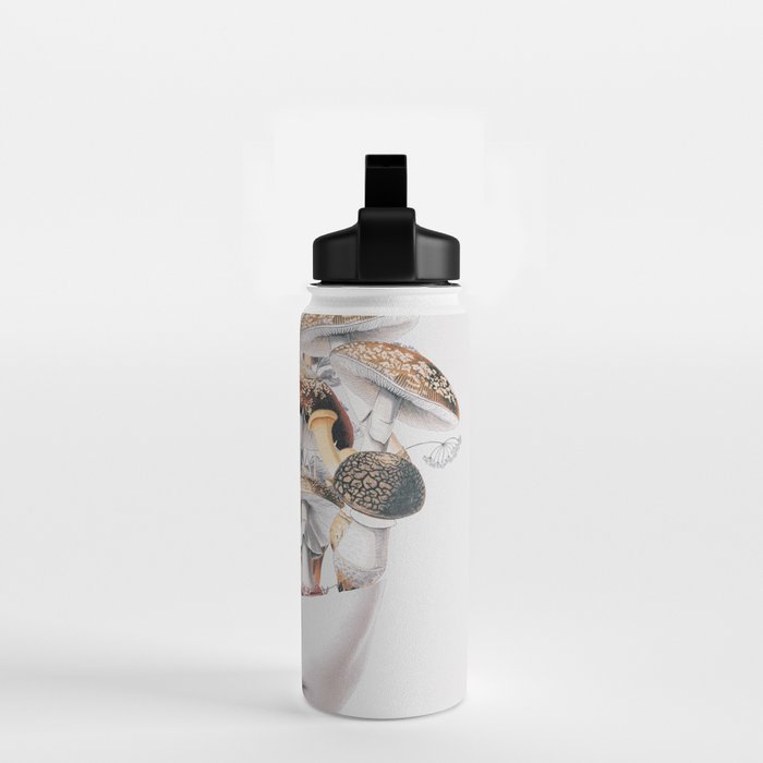 Mushroom Lady 3 Water Bottle Gallery Image 2