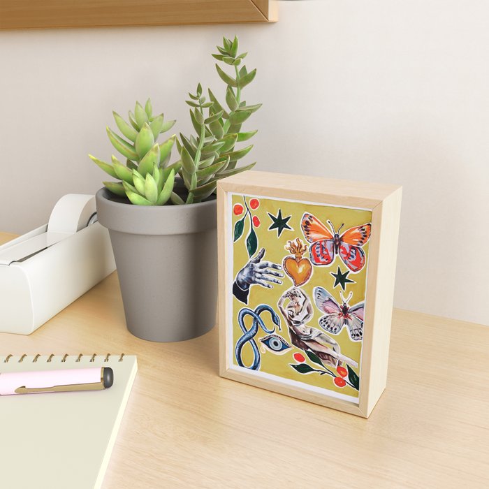 Eclectic Kiss Mini Art Print Gallery Image 2