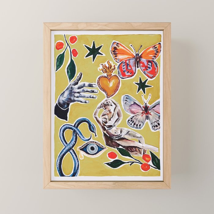 Eclectic Kiss Mini Art Print Gallery Image 1