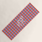 You and Me Apres Ski in Plaid Yoga Mat Gallery Image 1
