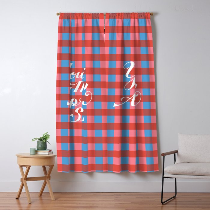 You and Me Apres Ski in Plaid Window Curtain Gallery Image 5