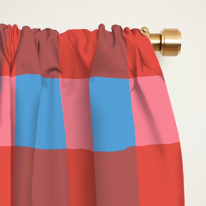 You and Me Apres Ski in Plaid Window Curtain Gallery Image 2