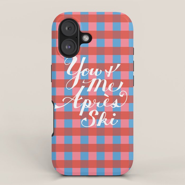 You and Me Apres Ski in Plaid iPhone Case Gallery Image 1