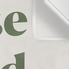 Rise And Shine Muted Green On Cream Wall Tapestry Gallery Image 3