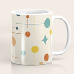 Mid Century Modern Atomic Abstract Pattern 9 Coffee Mug Gallery Image 1