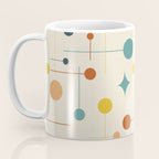 Mid Century Modern Atomic Abstract Pattern 9 Coffee Mug Gallery Image 3