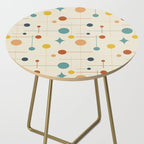 Mid Century Modern Atomic Abstract Pattern 9 Side Table Gallery Image 2