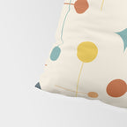 Mid Century Modern Atomic Abstract Pattern 9 Pillow Sham Gallery Image 4