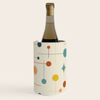 Mid Century Modern Atomic Abstract Pattern 9 Wine Chiller Gallery Image 3