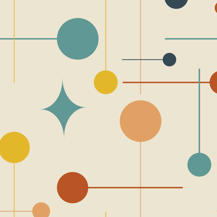 Mid Century Modern Atomic Abstract Pattern 9 Coffee Mug Gallery Image 2