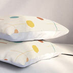 Mid Century Modern Atomic Abstract Pattern 9 Pillow Sham Gallery Image 3