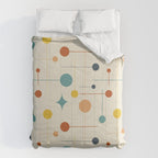 Mid Century Modern Atomic Abstract Pattern 9 Comforter Gallery Image 6