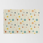 Mid Century Modern Atomic Abstract Pattern 9 Rug Gallery Image 2