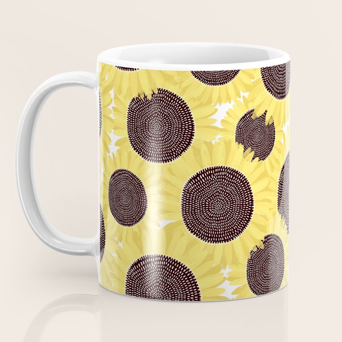 Sunflowers pattern Coffee Mug Gallery Image 3