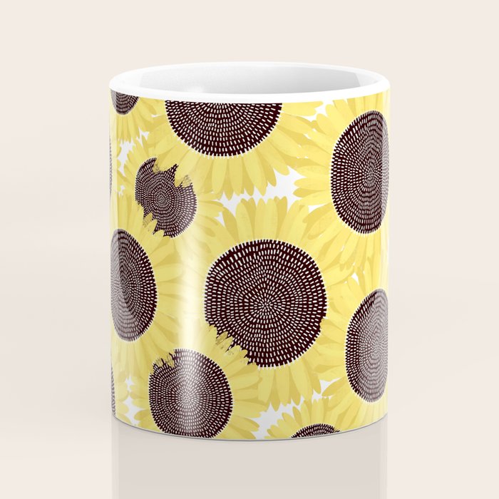 Sunflowers pattern Coffee Mug Gallery Image 4
