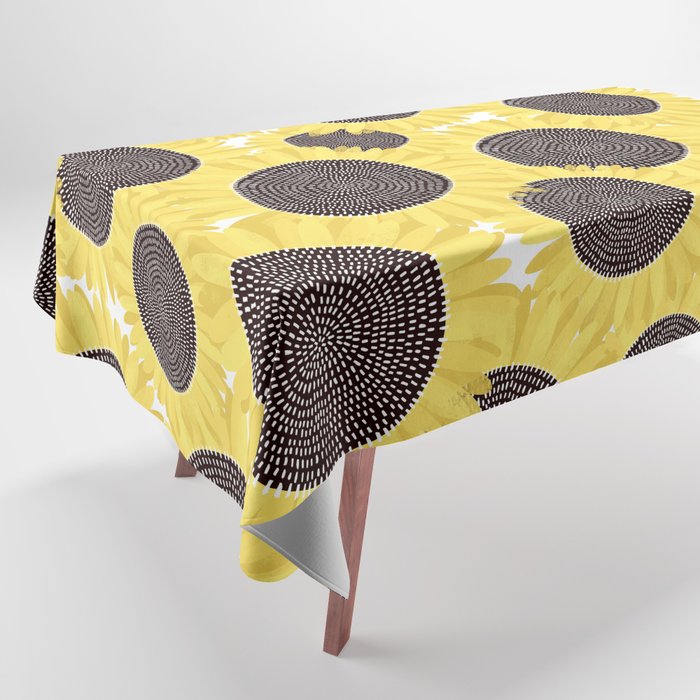 Sunflowers pattern Tablecloth Gallery Image 1