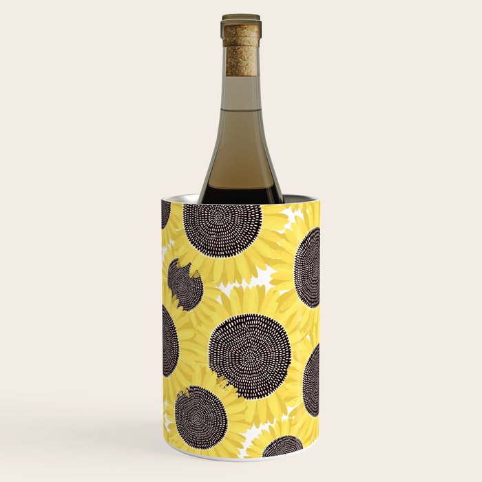 Sunflowers pattern Wine Chiller Gallery Image 1