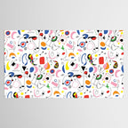 Surealism Art Miro Style Pattern Tablecloth Gallery Image 2