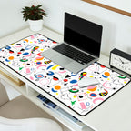 Surealism Art Miro Style Pattern Desk Mat Gallery Image 2