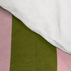 Maldives Abstract Botanical Pattern in Pink and Green Comforter Gallery Image 4