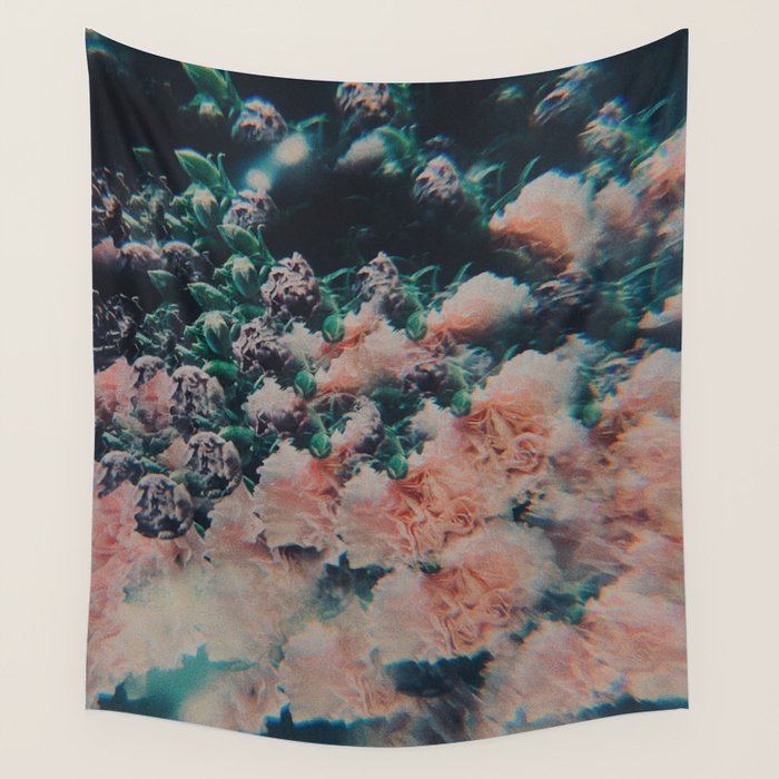 You fall upon my waking eyes Wall Tapestry Gallery Image 1