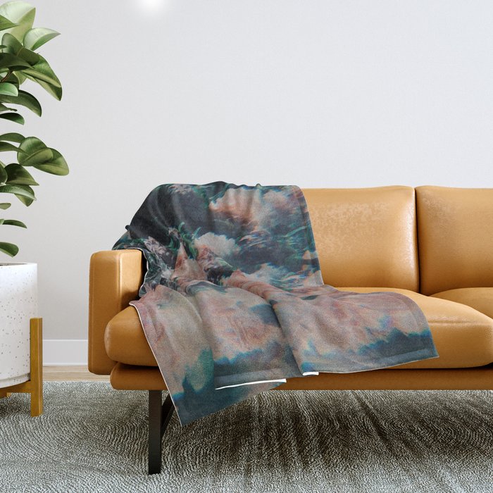 You fall upon my waking eyes Throw Blanket Gallery Image 1