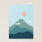 Cat Landscape 72B Stationery Card Gallery Image 2