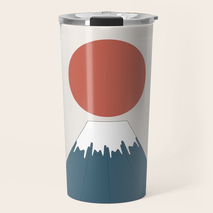 Cat Landscape 184 Praise the Sun Travel Mug Gallery Image 1