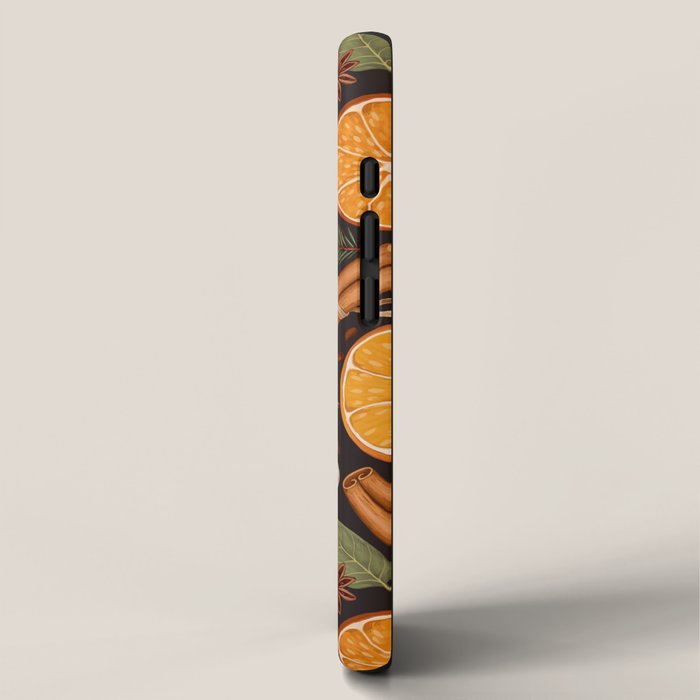 Winter Spice in Charcoal iPhone Case Gallery Image 2