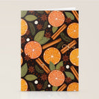 Winter Spice in Charcoal Stationery Card Gallery Image 2