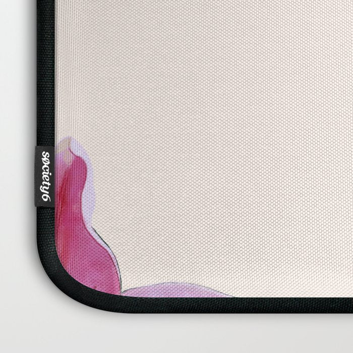 Big lily pattern Laptop Sleeve Gallery Image 3