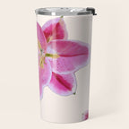 Big lily pattern Travel Mug Gallery Image 2