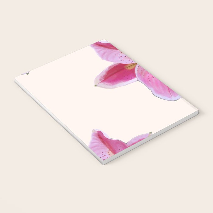 Big lily pattern Notebook Gallery Image 3