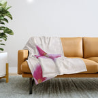Big lily pattern Throw Blanket Gallery Image 1