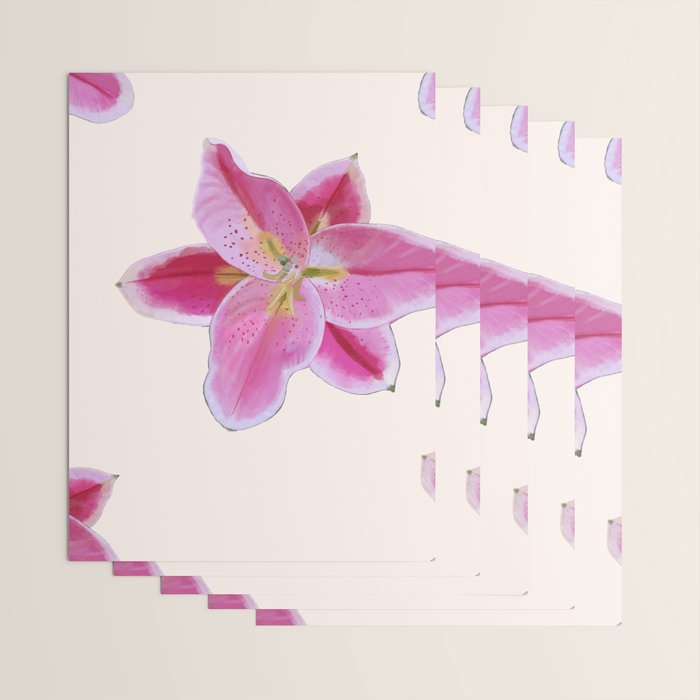 Big lily pattern Wrapping Paper Gallery Image 3