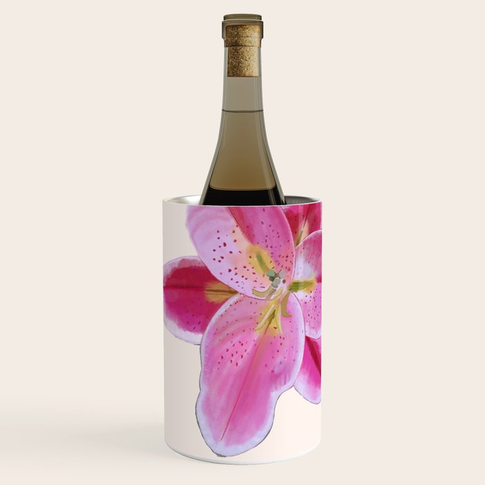 Big lily pattern Wine Chiller Gallery Image 1